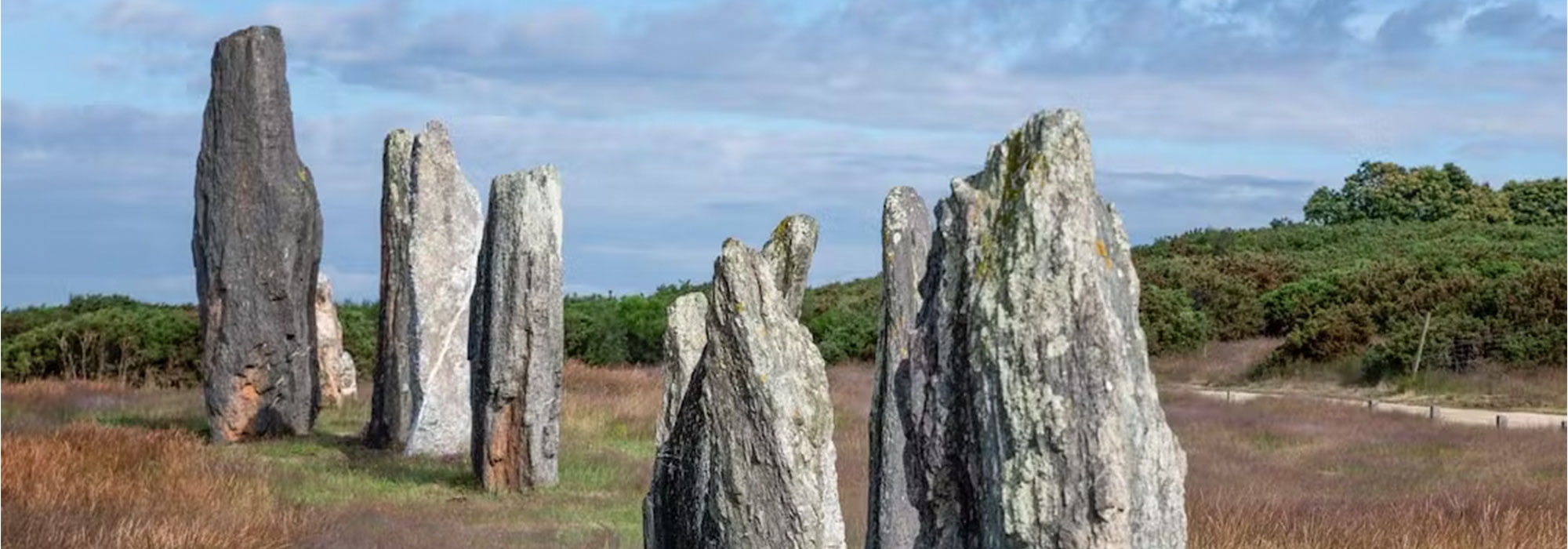 Stones standing upright