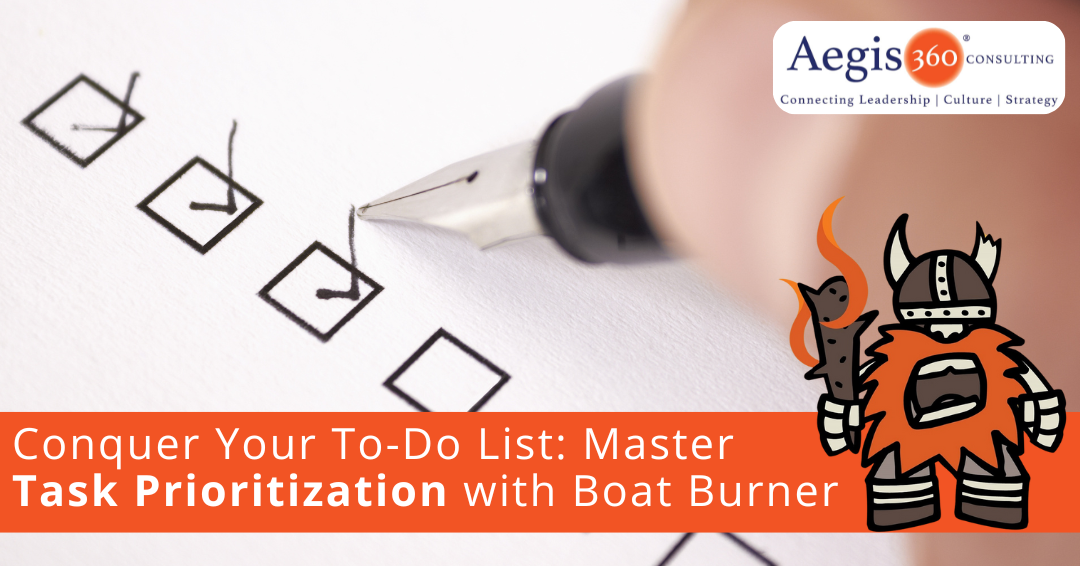 Conquer Your To-Do List: Master<br />
Task Prioritization with Boat Burner with angry cartoon viking