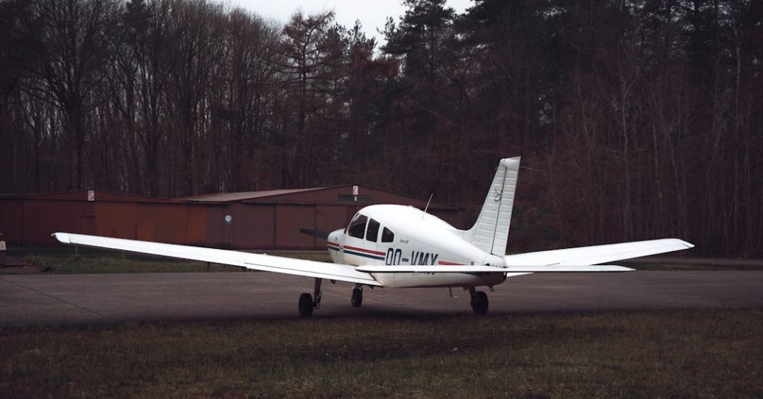 small aircraft on a runway