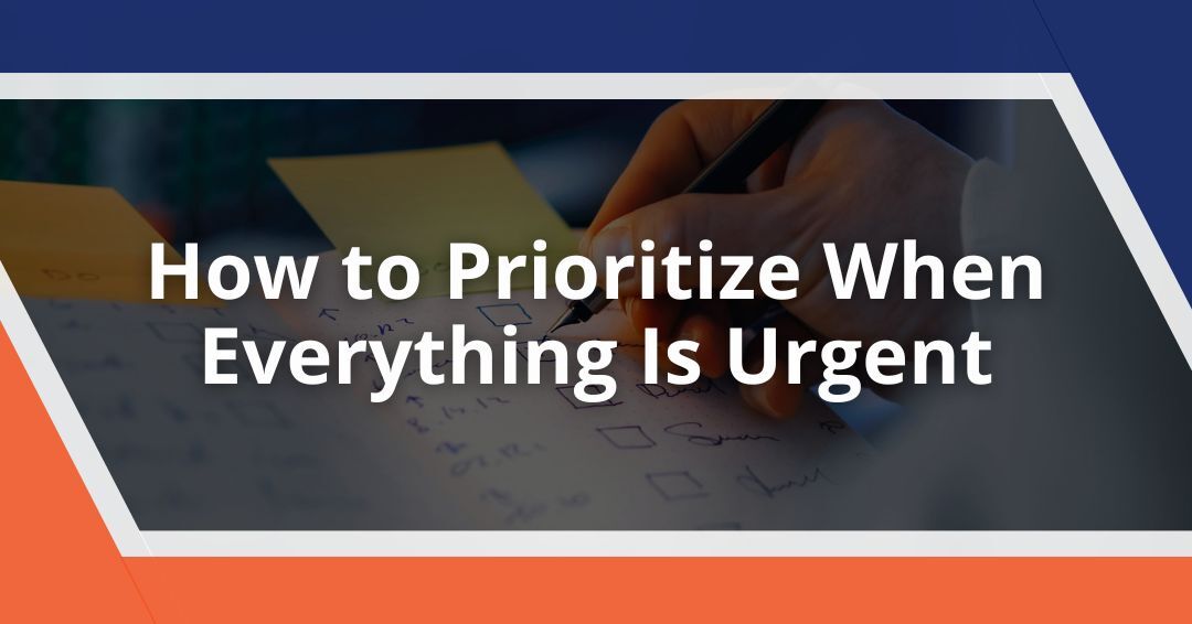 Prioritization title slide